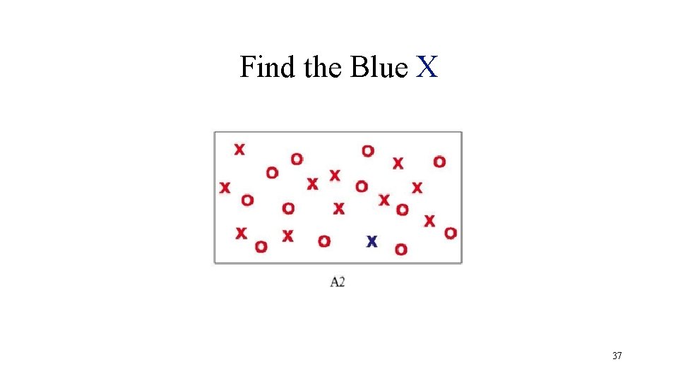 Find the Blue X 37 