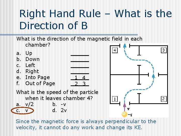 Right Hand Rule – What is the Direction of B What is the direction