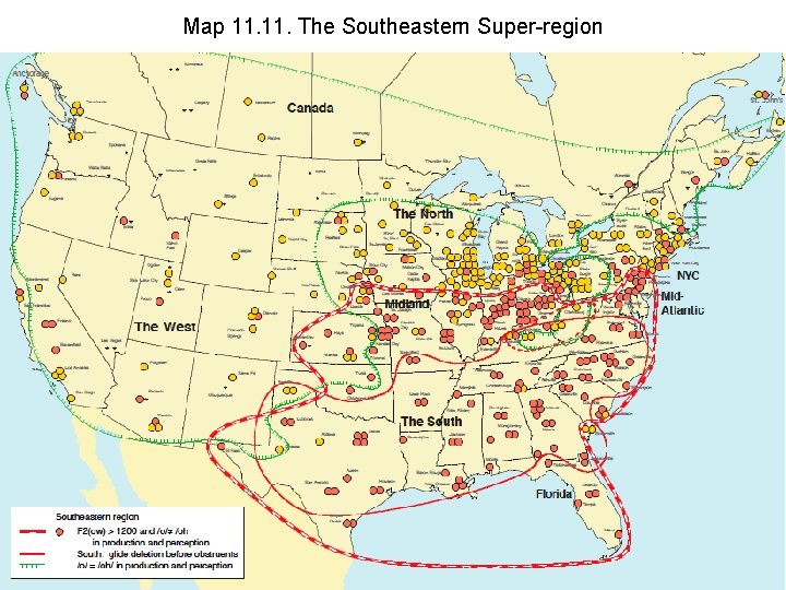 Map 11. The Southeastern Super-region 