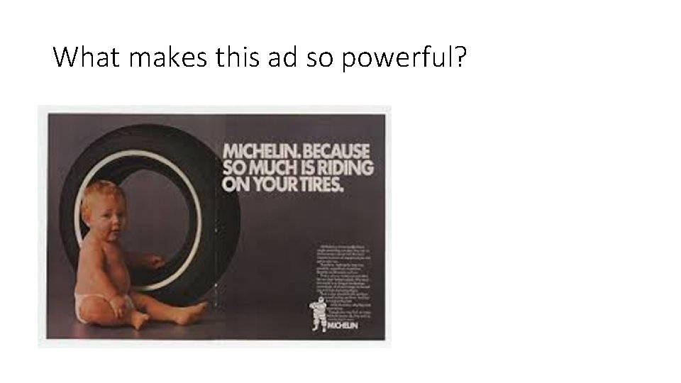 What makes this ad so powerful? 
