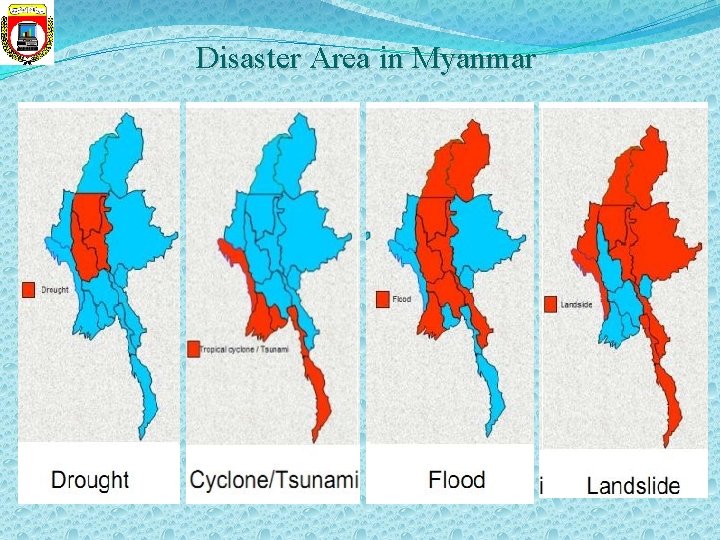 Disaster Area in Myanmar 