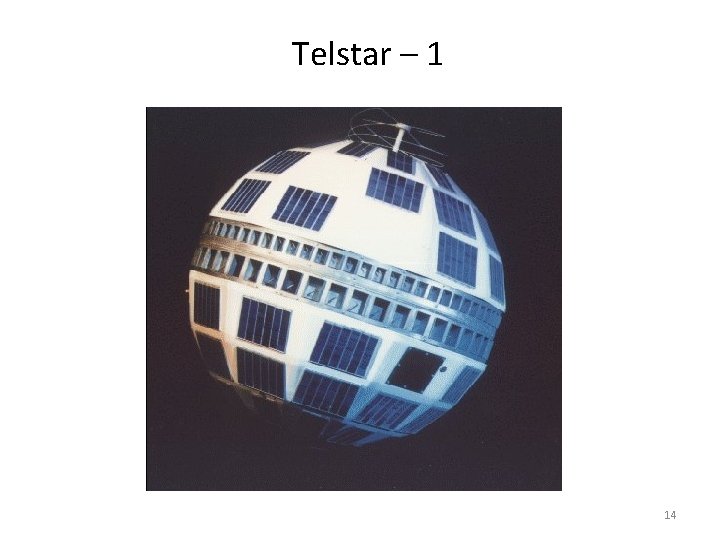  Telstar – 1 14 