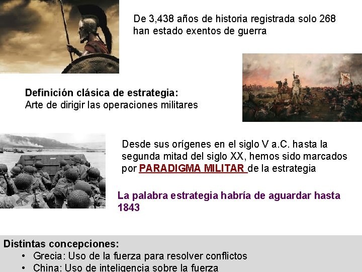 De 3, 438 años de historia registrada solo 268 han estado exentos de guerra