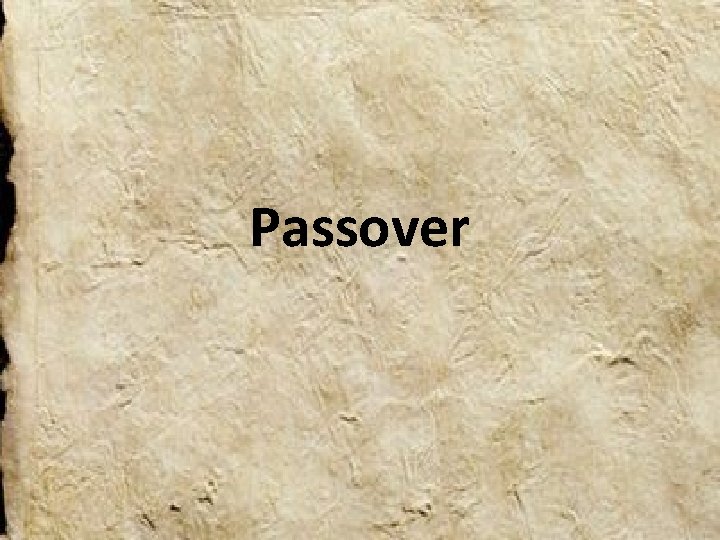 Passover 