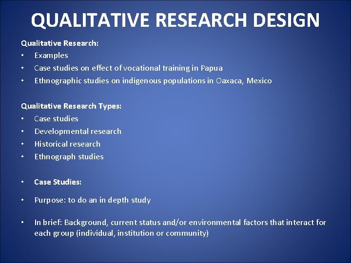 Case Study Qualitative Research Example / Qualitative Research ...