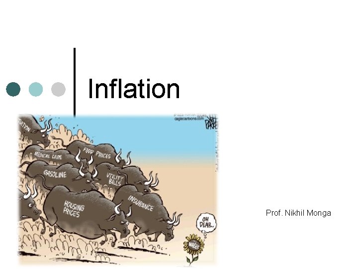 Inflation Prof. Nikhil Monga Inflation Prof. Nikhil Monga