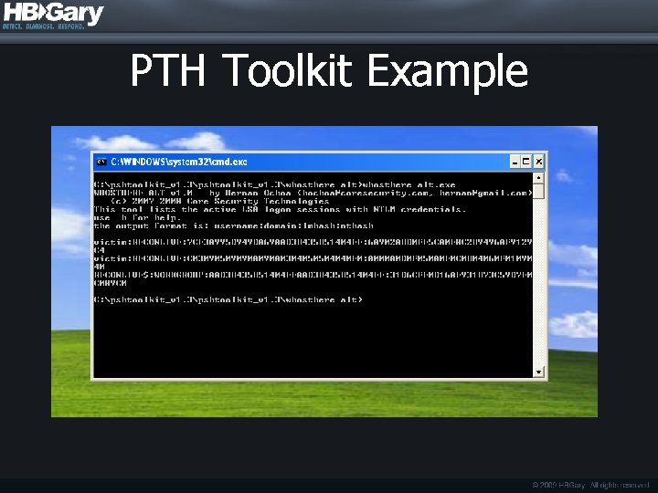 PTH Toolkit Example 