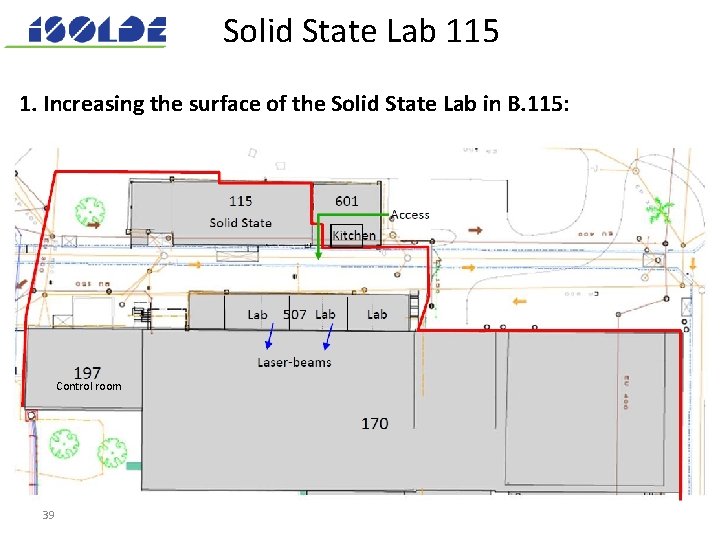 Solid State Lab 115 1. Increasing the surface of the Solid State Lab in