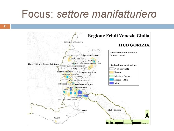 Focus: settore manifatturiero 11 