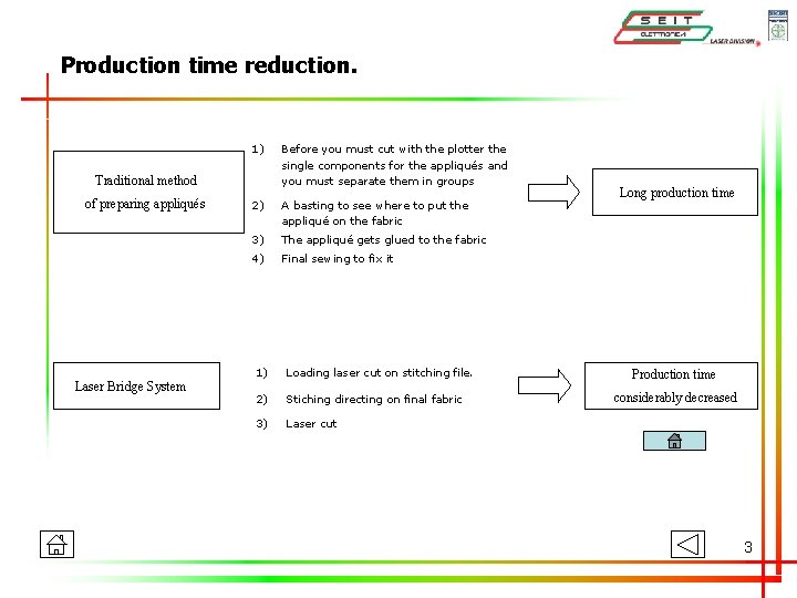 Production time reduction. 1) Before you must cut with the plotter the single components
