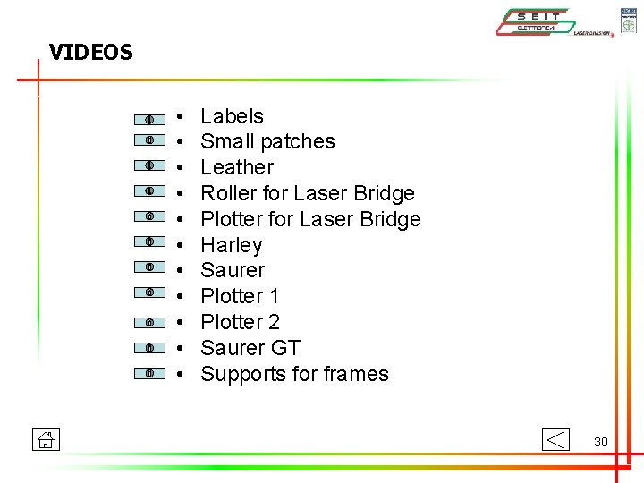 VIDEOS • • • Labels Small patches Leather Roller for Laser Bridge Plotter for