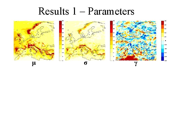 Results 1 – Parameters μ σ γ 