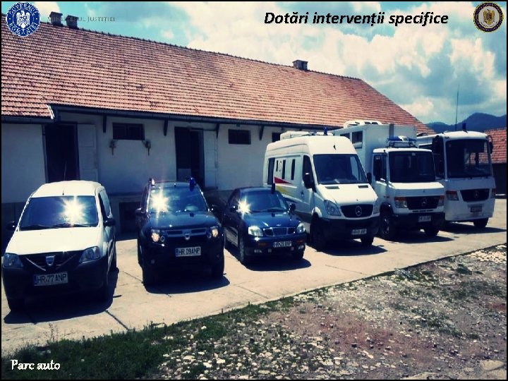 Dotări intervenții specifice Parc auto 