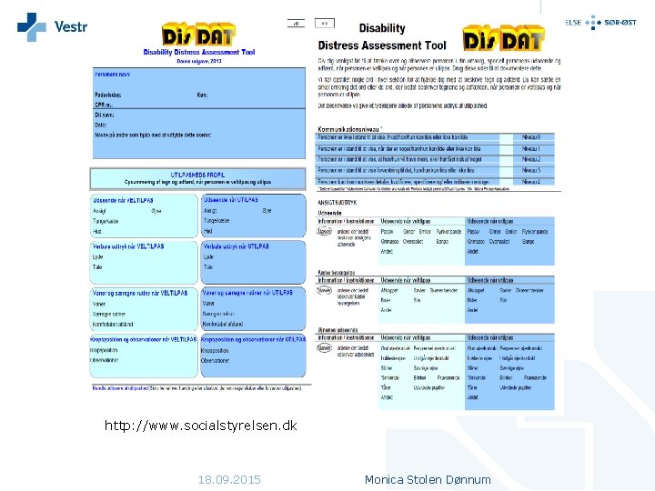 http: //www. socialstyrelsen. dk 18. 09. 2015 Monica Stolen Dønnum 