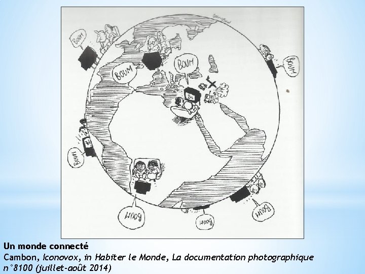 Un monde connecté Cambon, Iconovox, in Habiter le Monde, La documentation photographique n° 8100