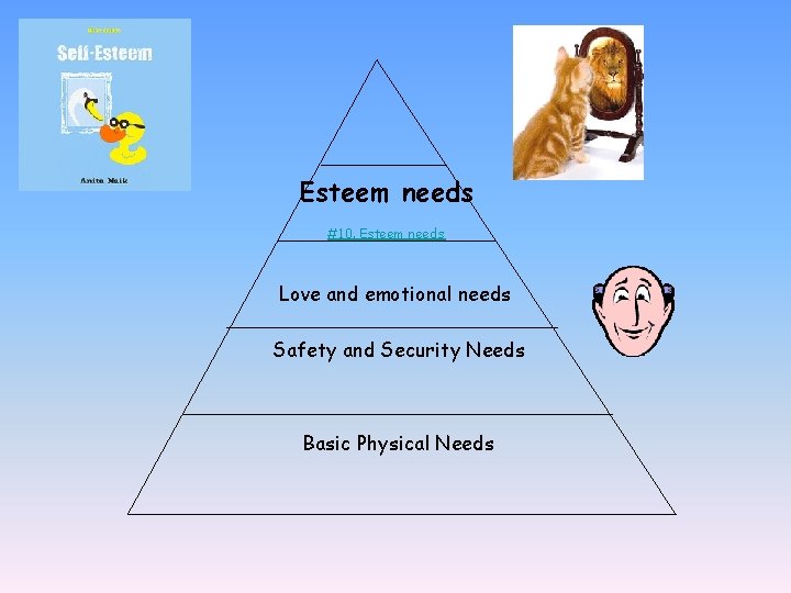 Esteem needs #10. Esteem needs Love and emotional needs Safety and Security Needs Basic