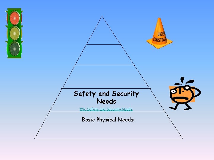 Safety and Security Needs #6. Safety and Security Needs Basic Physical Needs 