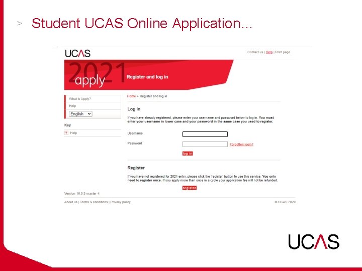 Student UCAS Online Application… 