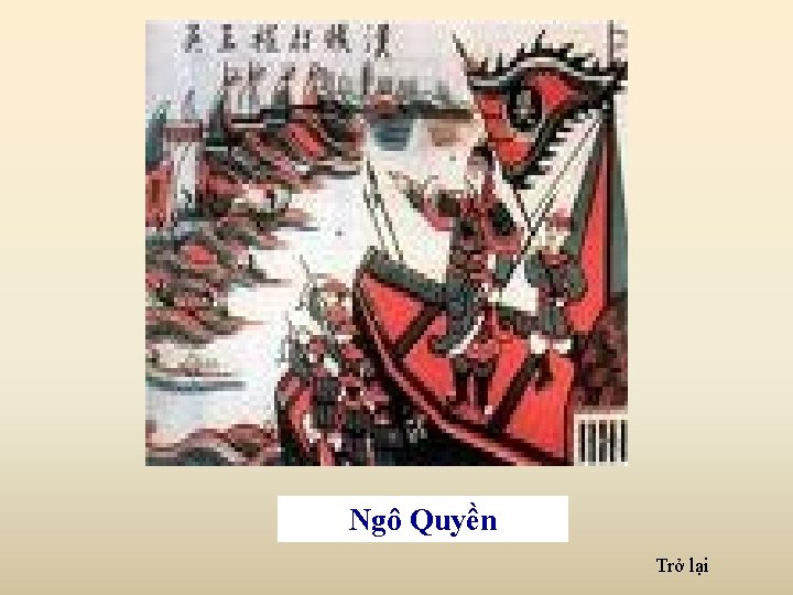 Ngô Quyền Trở lại Ngô Quyền Trở lại