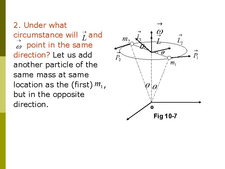 2. Under what circumstance will and point in the same direction? Let us add