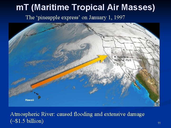 m. T (Maritime Tropical Air Masses) The ‘pineapple express’ on January 1, 1997 Atmospheric