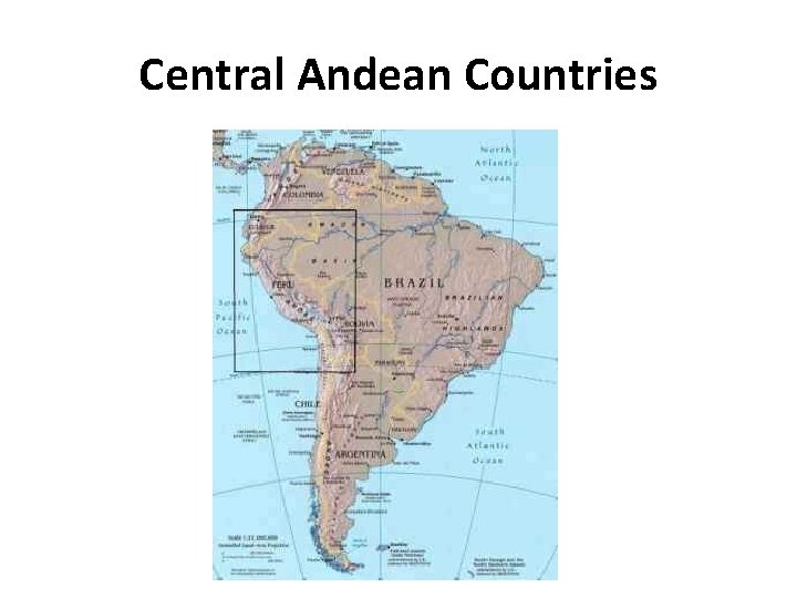 Central Andean Countries 