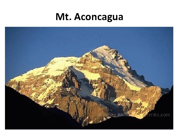 Mt. Aconcagua 