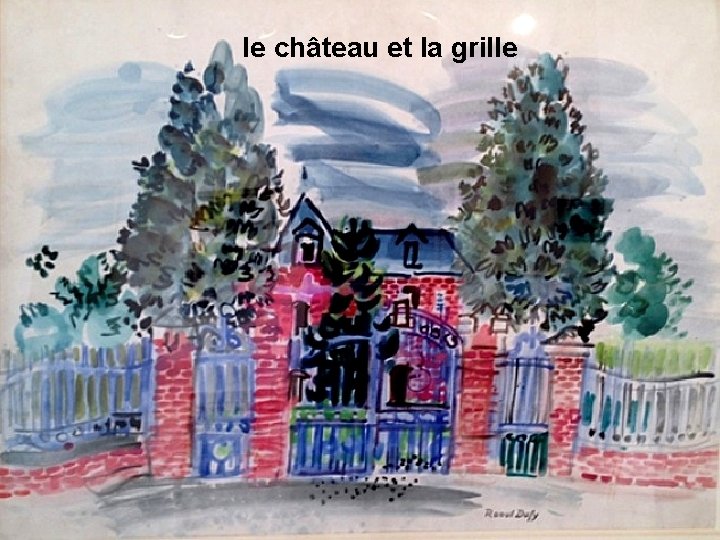 le château et la grille 