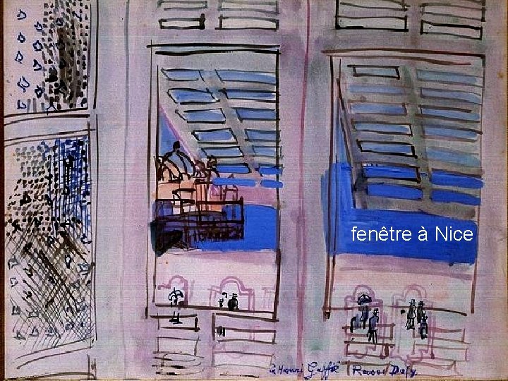 fenêtre à Nice 