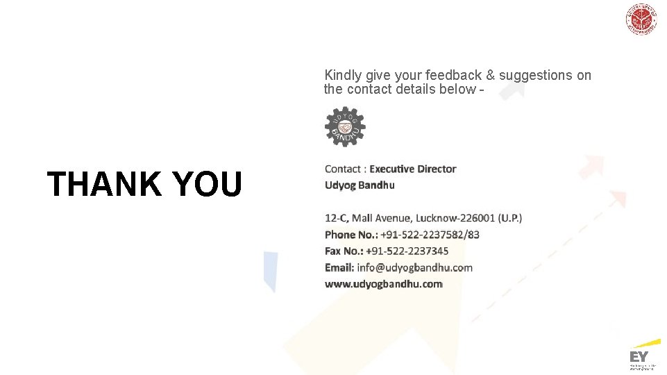 Kindly give your feedback & suggestions on the contact details below - THANK YOU