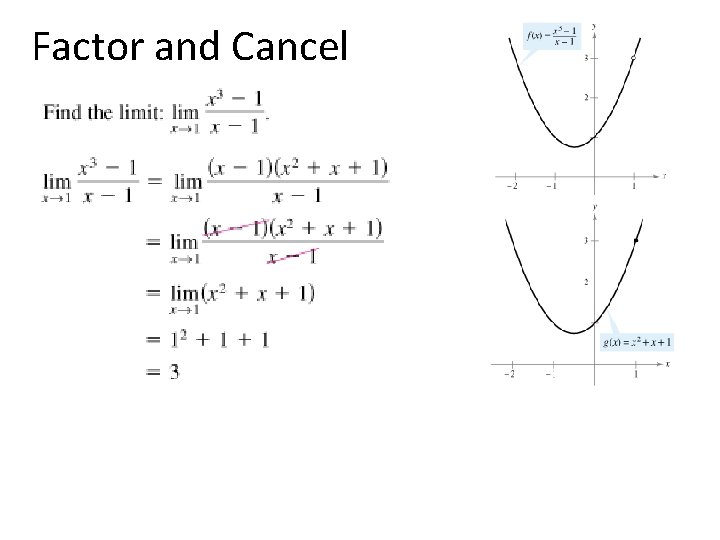 Factor and Cancel 