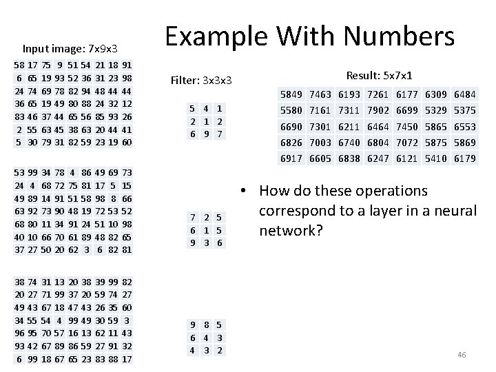 Example With Numbers Input image: 7 x 9 x 3 58 6 24 36