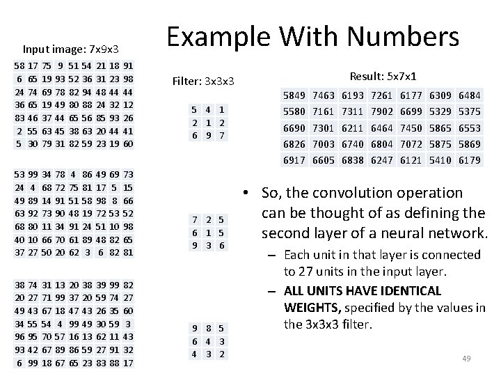 Example With Numbers Input image: 7 x 9 x 3 58 6 24 36