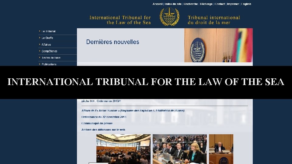 INTERNATIONAL TRIBUNAL FOR THE LAW OF THE SEA 