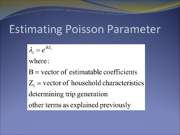 Estimating Poisson Parameter 