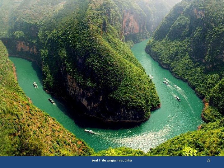 Bend in the Yangtze river, China 22 