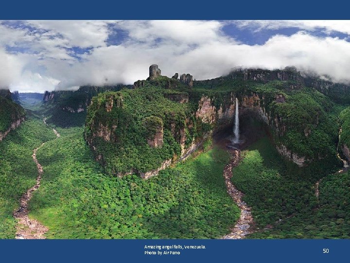 Amazing angel falls, Venezuela. Photo by Air Pano 50 