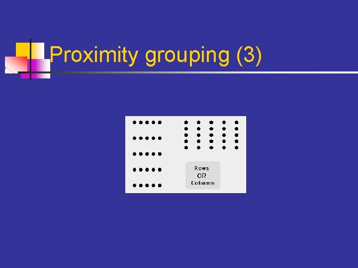 Proximity grouping (3) 