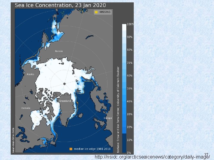 37 http: //nsidc. org/arcticseaicenews/category/daily-image/ 