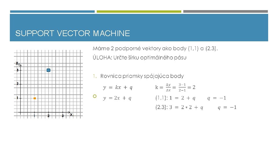 SUPPORT VECTOR MACHINE 