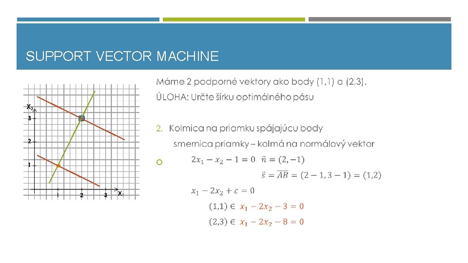 SUPPORT VECTOR MACHINE 