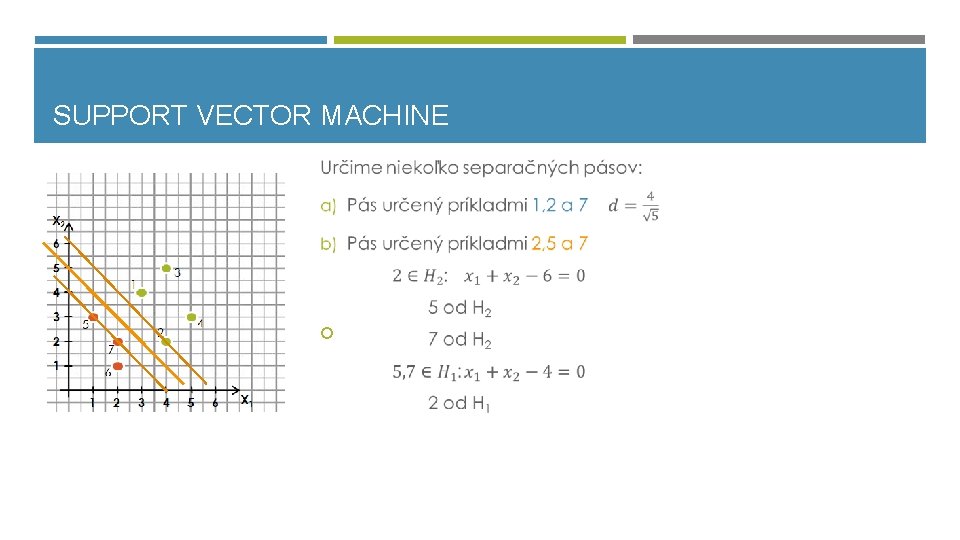 SUPPORT VECTOR MACHINE 