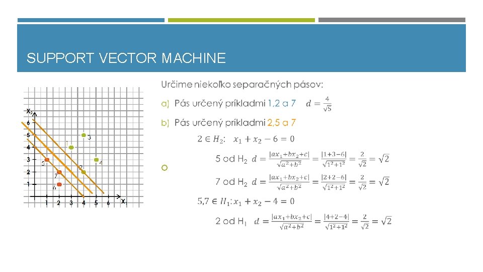 SUPPORT VECTOR MACHINE 