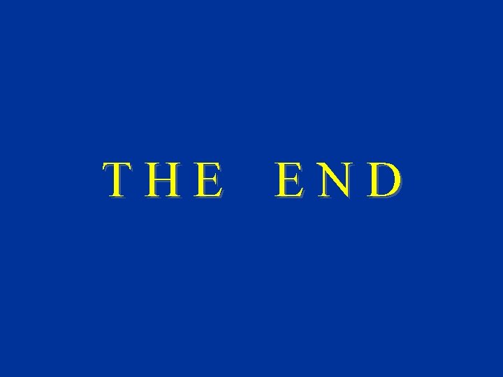 THE END 