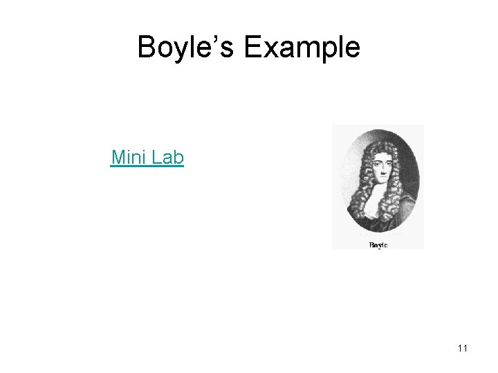 Boyle’s Example Mini Lab 11 