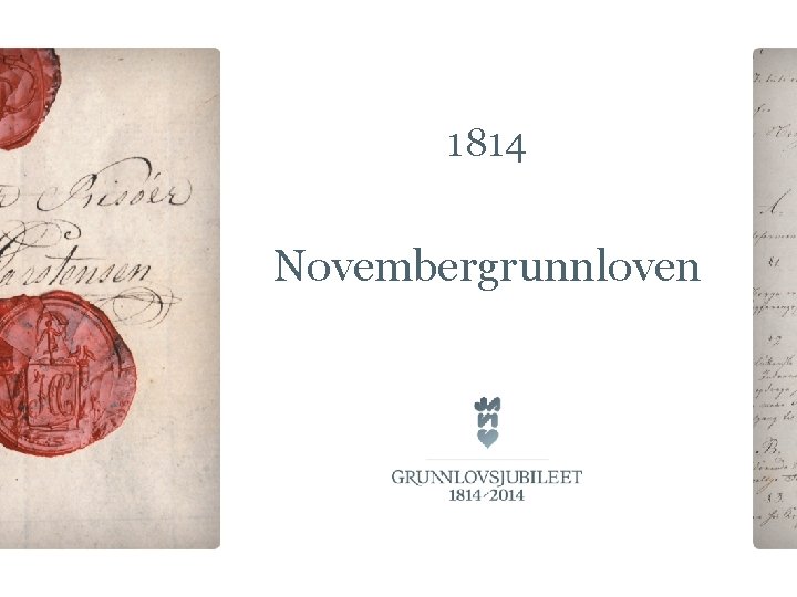 1814 Novembergrunnloven 