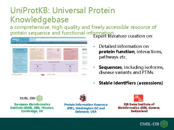 Uni. Prot. KB: Universal Protein Knowledgebase a comprehensive, high-quality and freely accessible resource of