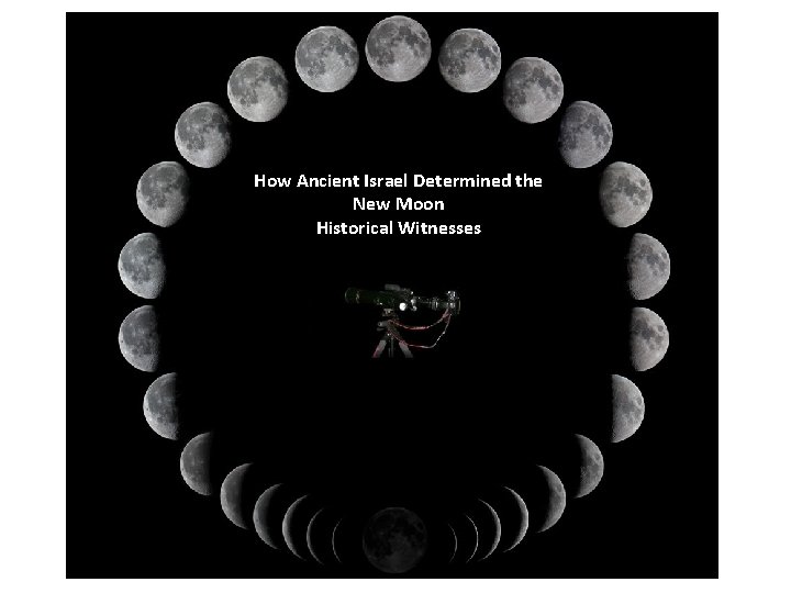 How Ancient Israel Determined the New Moon Historical Witnesses 