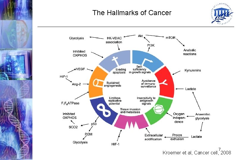 The Hallmarks of Cancer 7 Kroemer et al, Cancer cell, 2008 