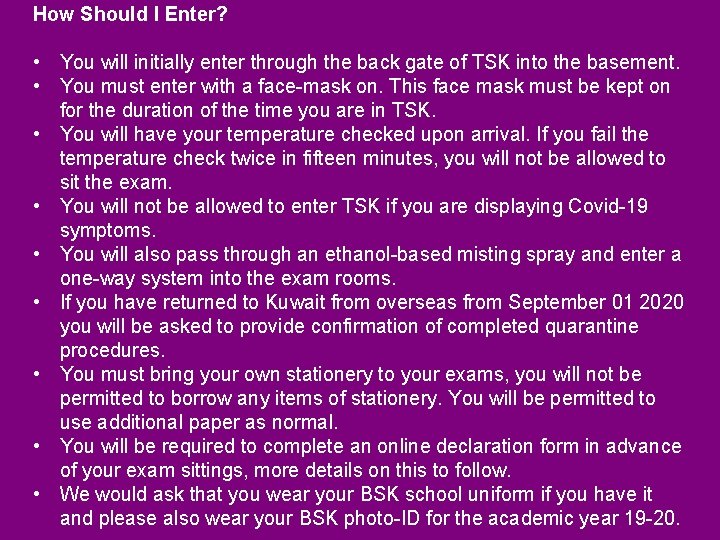 How Should I Enter? • You will initially enter through the back gate of How Should I Enter? • You will initially enter through the back gate of